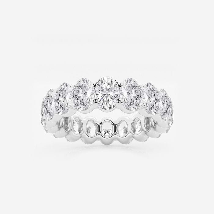 Oval Eternity Band