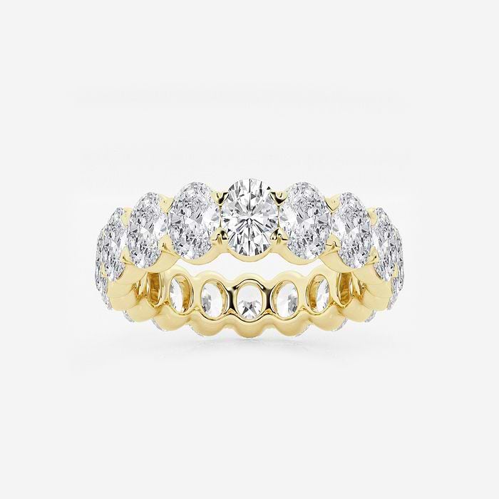 Oval Eternity Band