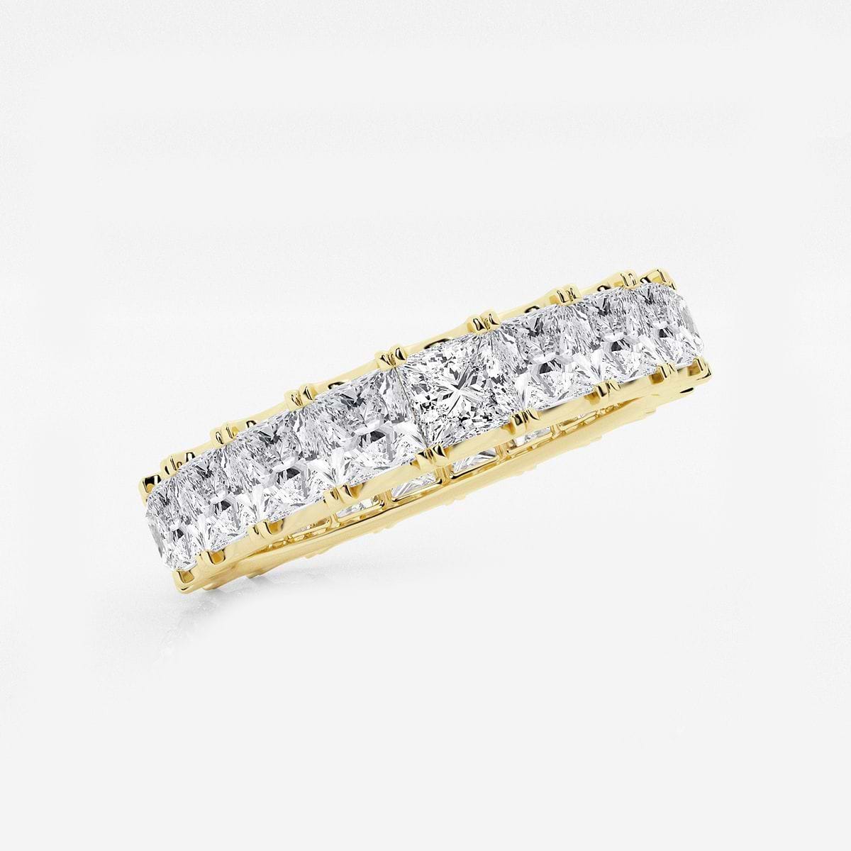 Additional Image 1 for  5 ctw Princess Lab Grown Diamond Eternity Band - 3.8mm Width