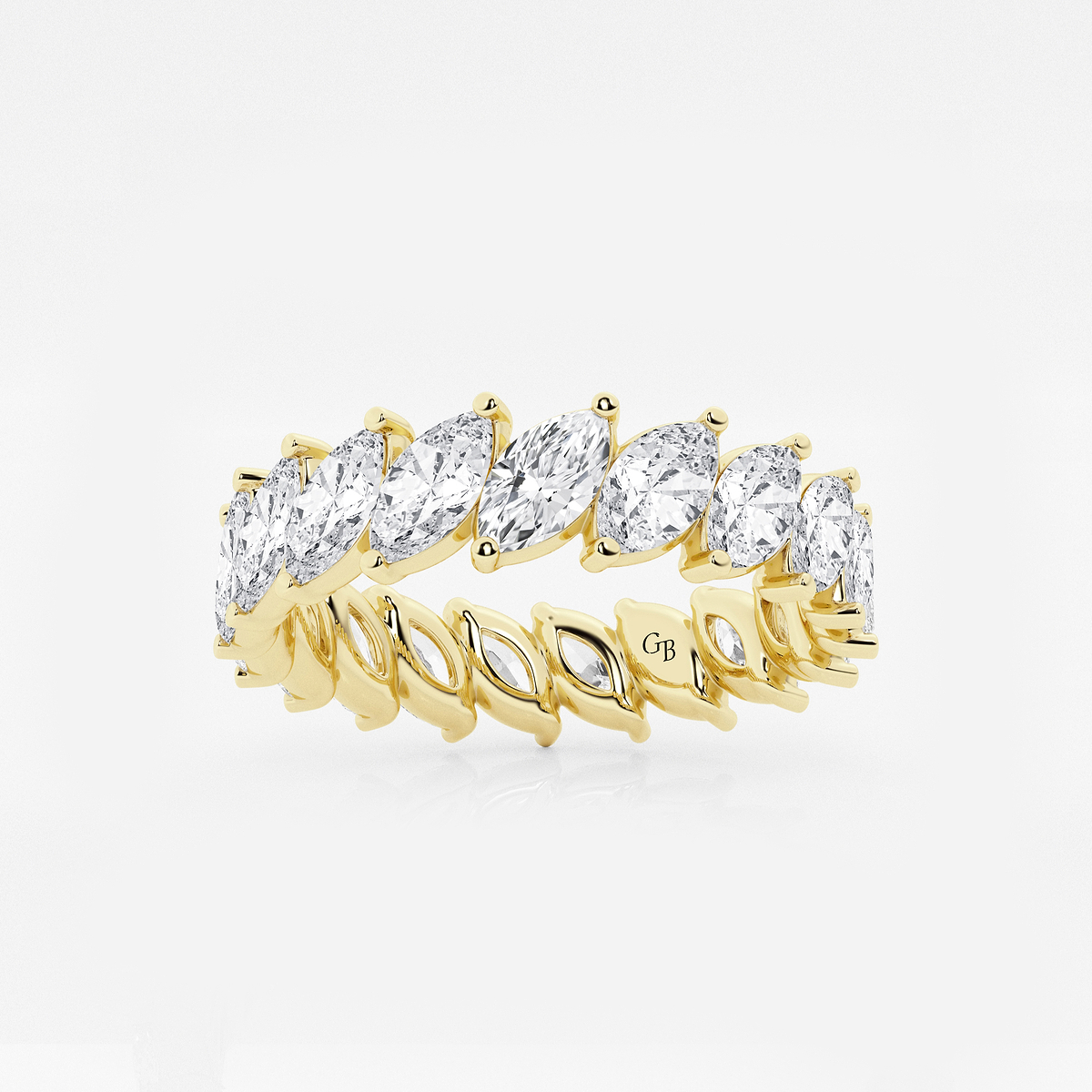 3 ctw Marquise Lab Grown Diamond Eternity Band - 5mm Width