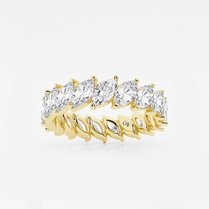 3 ctw Marquise Lab Grown Diamond Eternity Band - 5.1mm Width