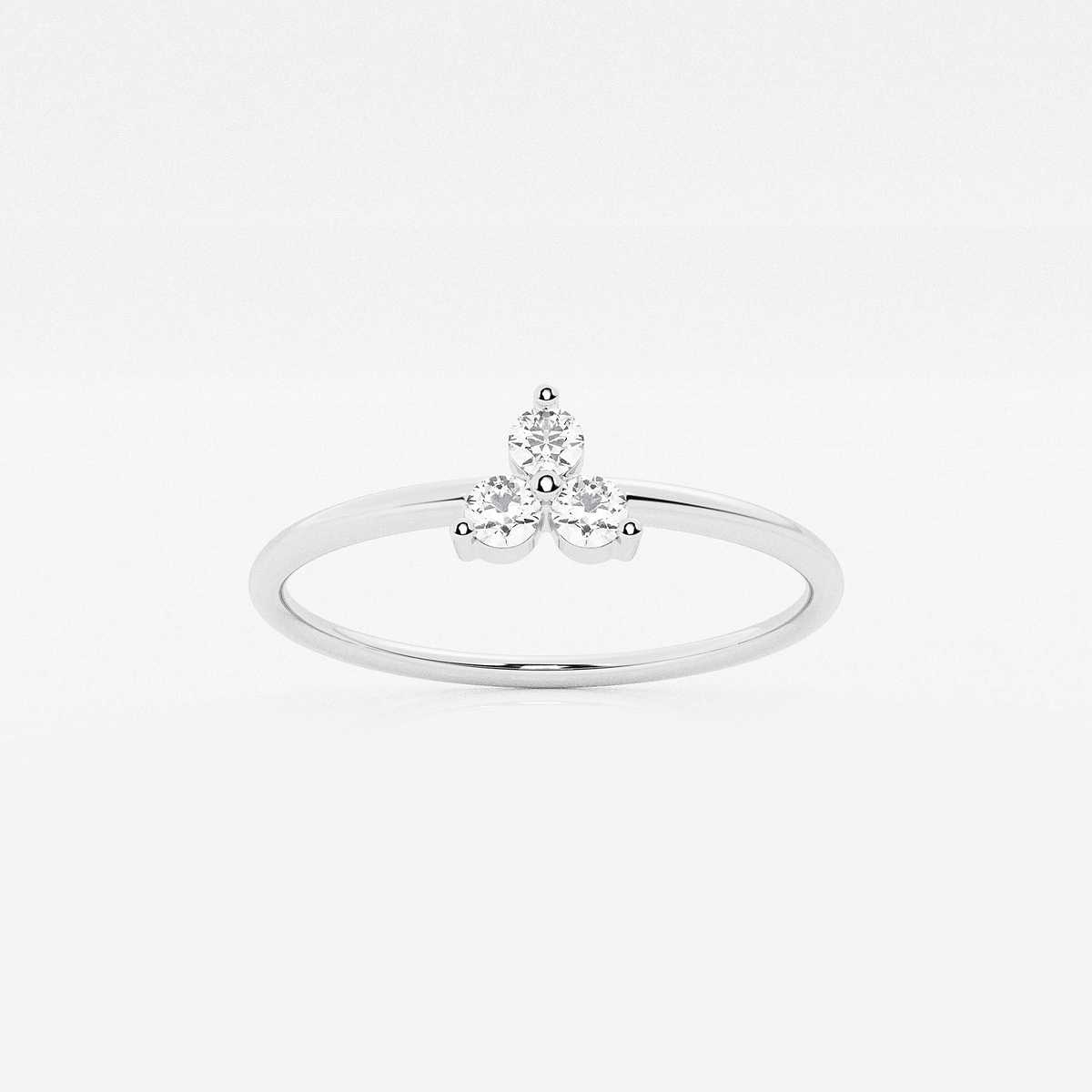 näas Romancing 1/10 ctw Round Lab Grown Diamond Thin Ring