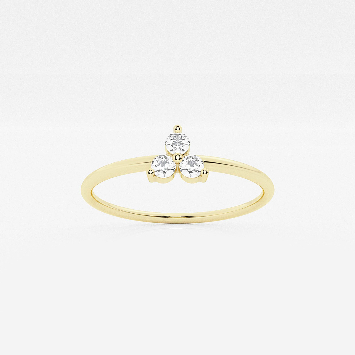 näas Romancing 1/10 ctw Round Lab Grown Diamond Thin Ring