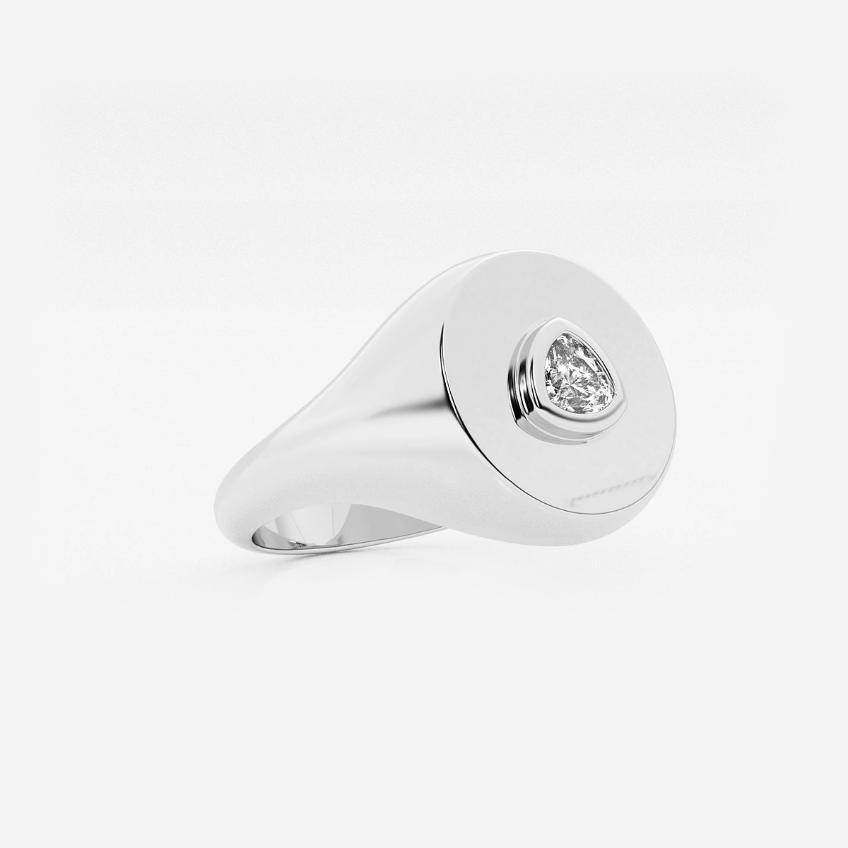 Additional Image 1 for  näas Defining 1/6 ctw Trillion Lab Grown Diamond Signet Ring