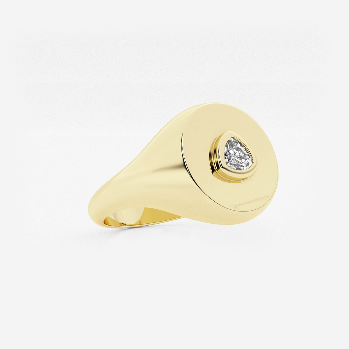 Additional Image 1 for  näas Defining 1/6 ctw Trillion Lab Grown Diamond Signet Ring