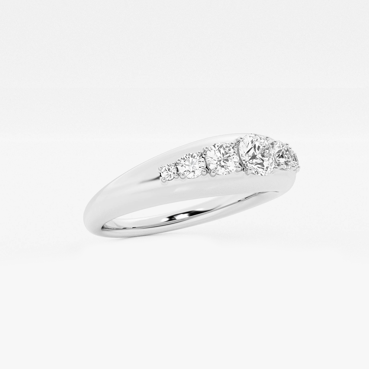 Additional Image 1 for  näas Bombë 1/2 ctw Round Lab Grown Diamond Bold Band