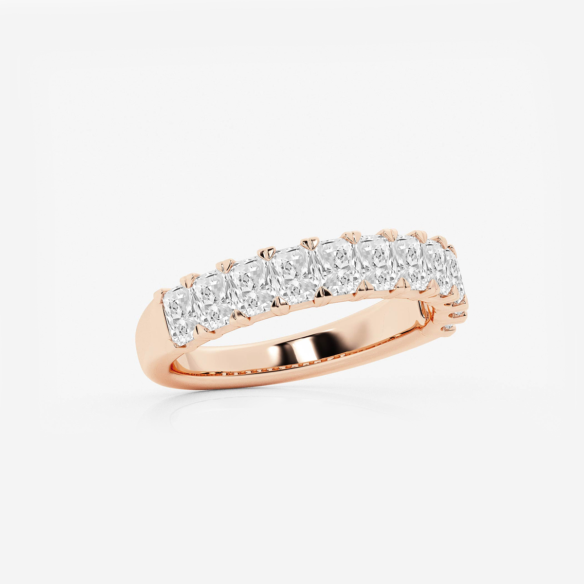 Additional Image 1 for  1 5/8 ctw Radiant Lab Grown Diamond Anniversary Band