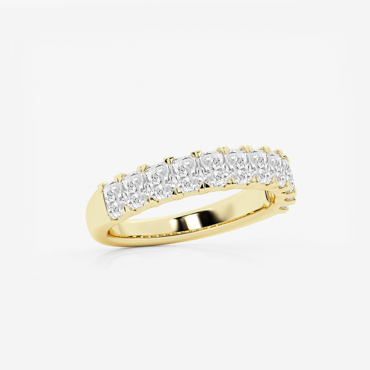 Additional Image 1 for  1 5/8 ctw Radiant Lab Grown Diamond Anniversary Band