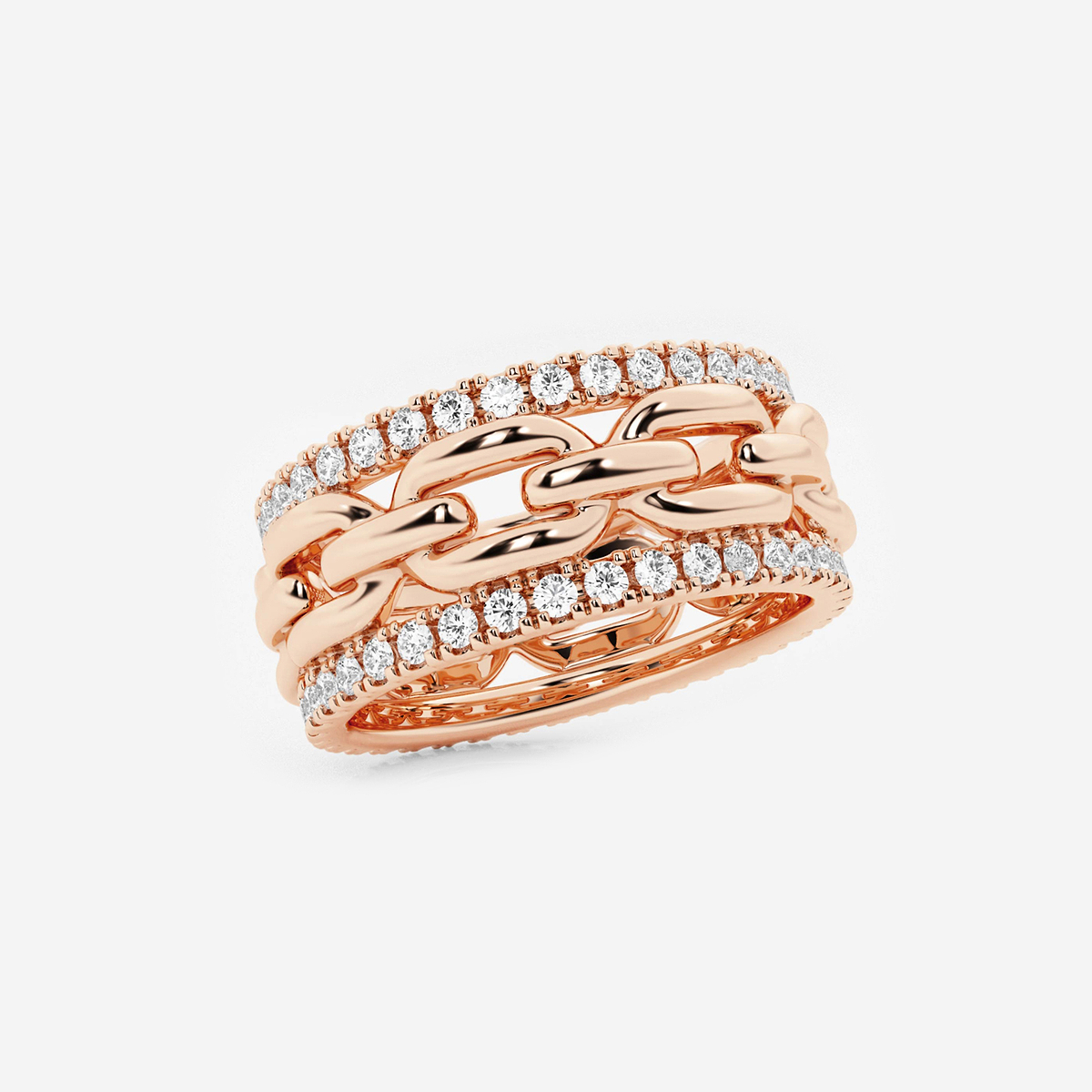 Additional Image 1 for  1 ctw Round Lab Grown Diamond Link Band