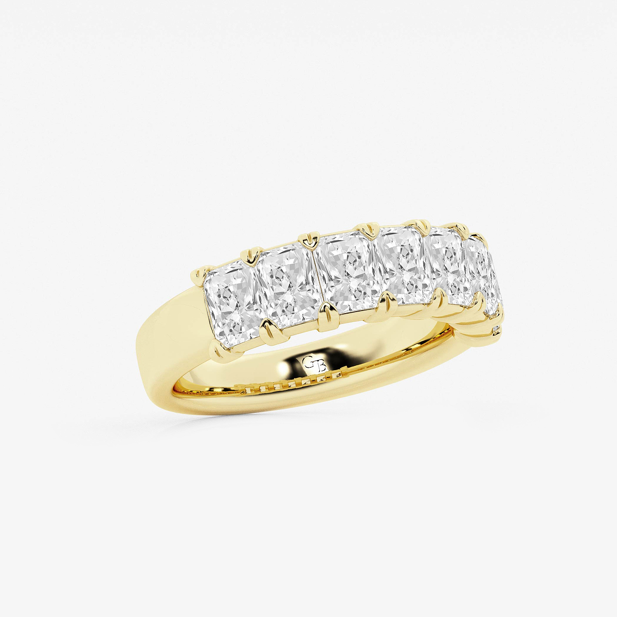 Additional Image 1 for  2 1/2 ctw Radiant Lab Grown Diamond Seven-Stone Anniversary Band