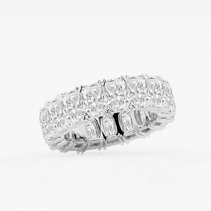 V-Prong Radiant Eternity Band
