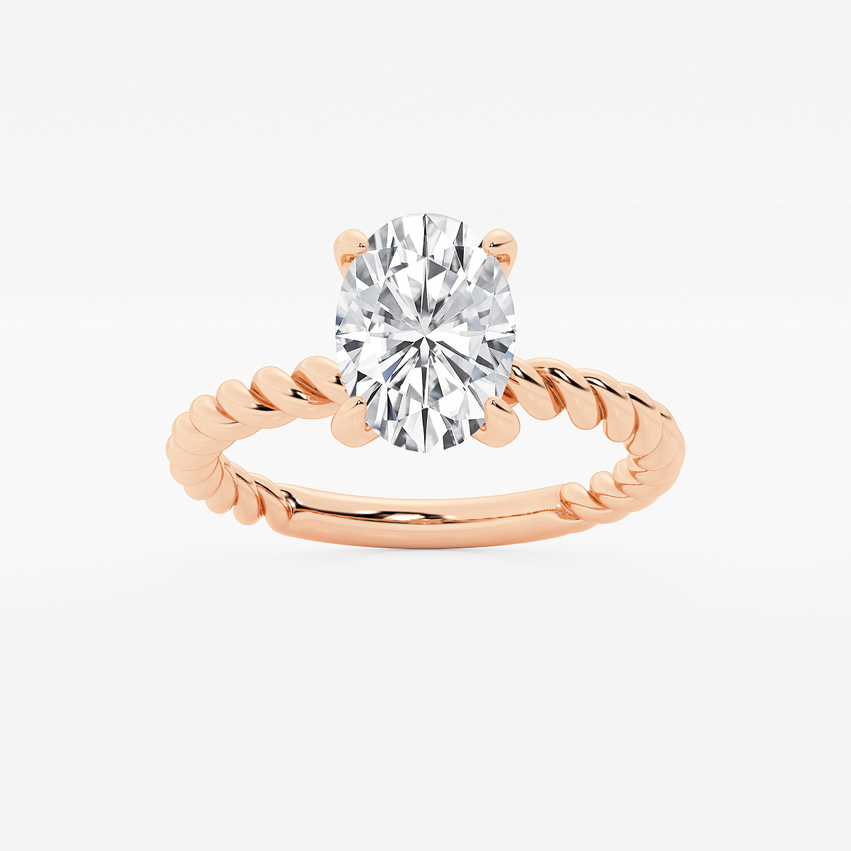 Diamant Bague Cercle Vide Bague De Promesse Pour Couple Avec