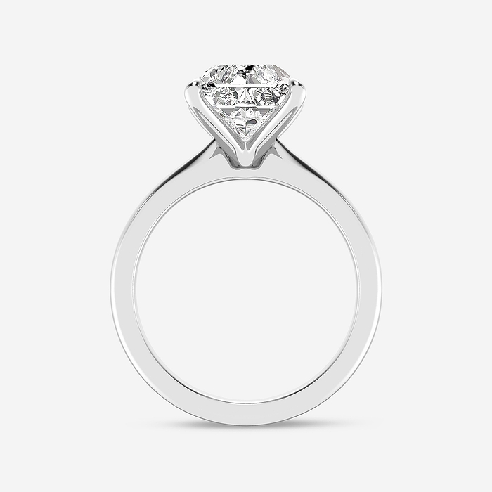 Vera - 5 ctw Radiant Lab Grown Diamond Petite Solitaire Engagement Ring