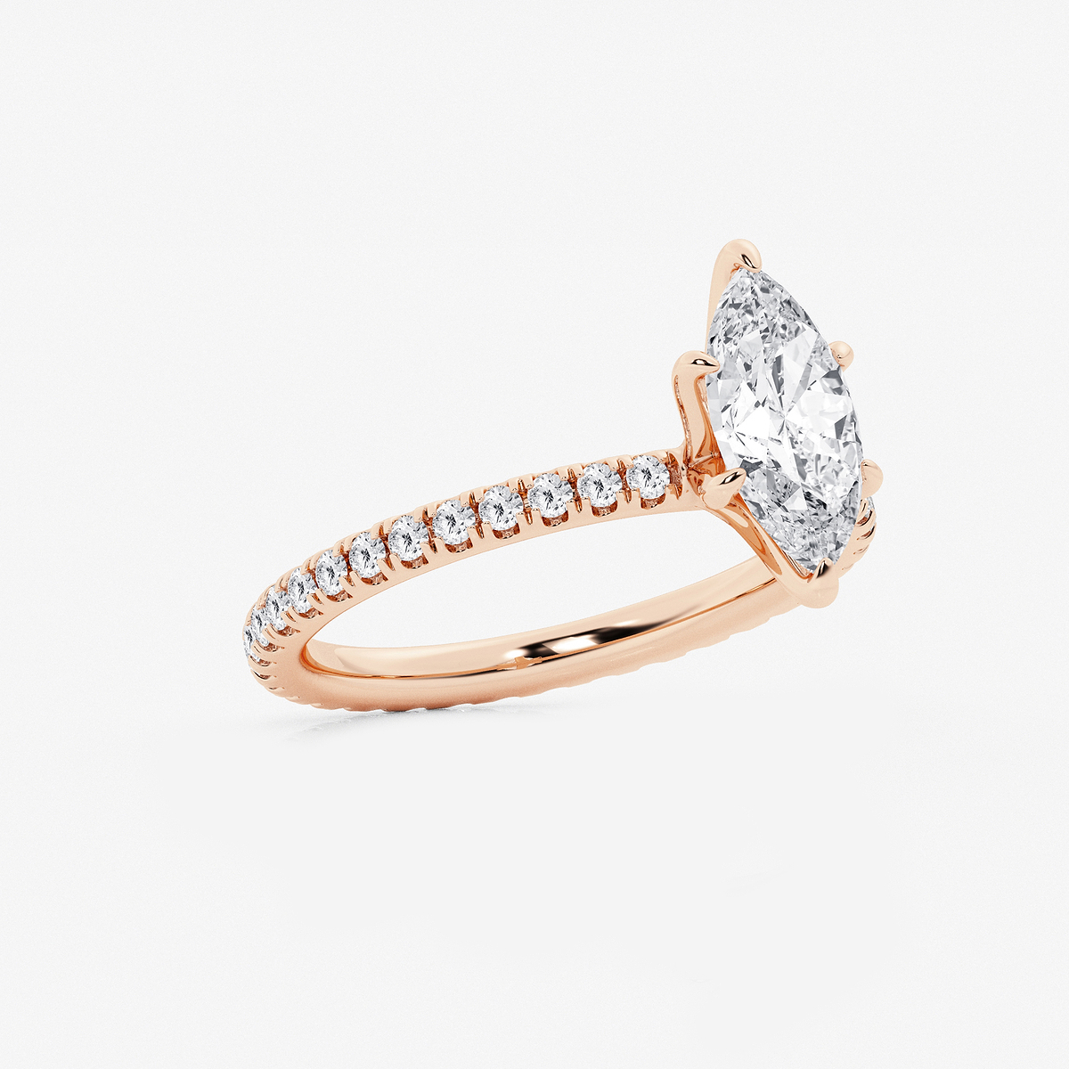 Additional Image 1 for  2 ctw Marquise Lab Grown Diamond Eternity Engagement Ring