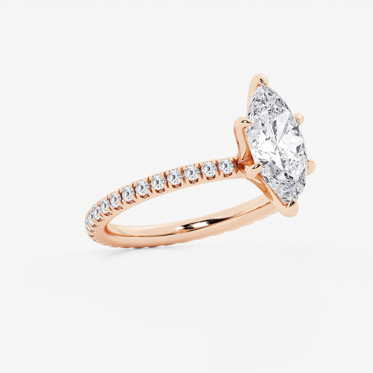 Additional Image 1 for  2 1/2 ctw Marquise Lab Grown Diamond Eternity Engagement Ring