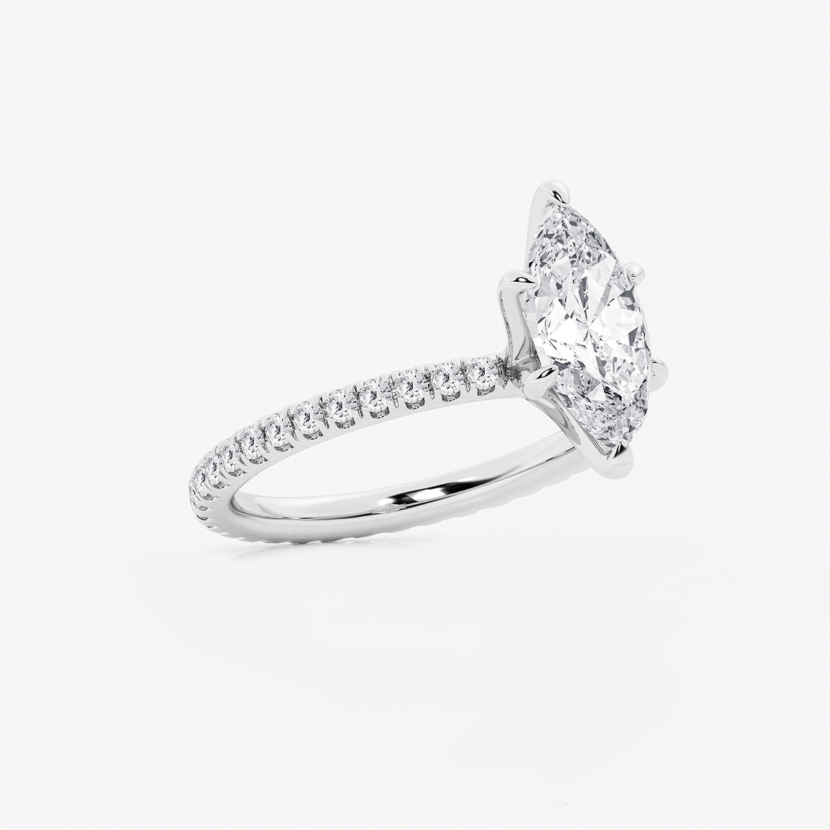 Additional Image 1 for  2 1/2 ctw Marquise Lab Grown Diamond Eternity Engagement Ring