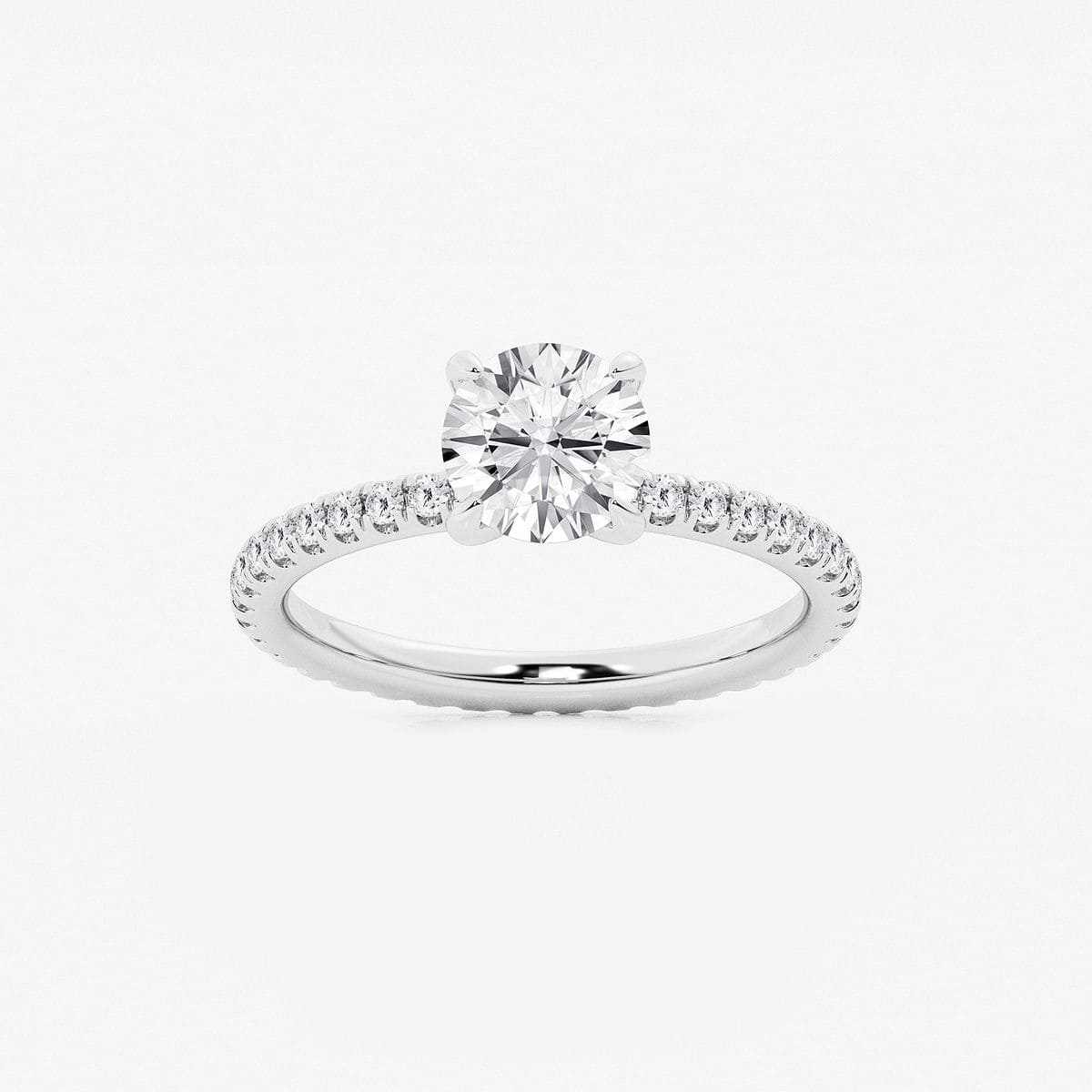 2 ctw Round Lab Grown Diamond Eternity Engagement Ring