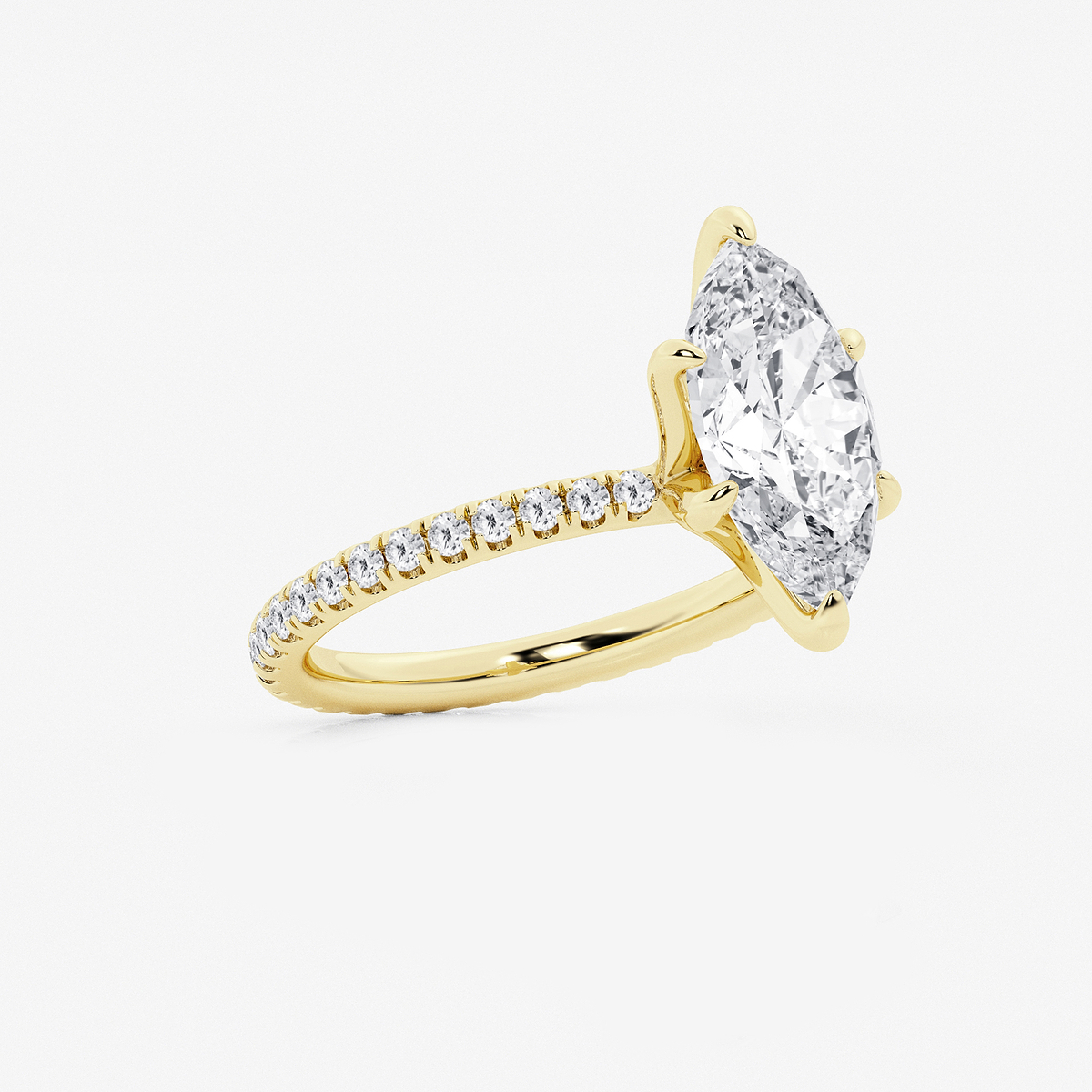 Additional Image 1 for  3 ctw Marquise Lab Grown Diamond Eternity Engagement Ring