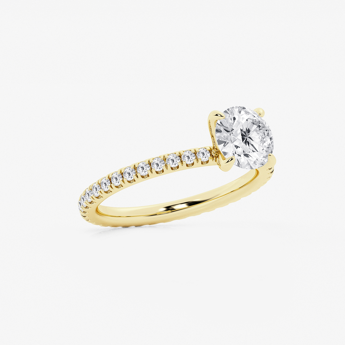 Additional Image 1 for  2 ctw Round Lab Grown Diamond Eternity Engagement Ring