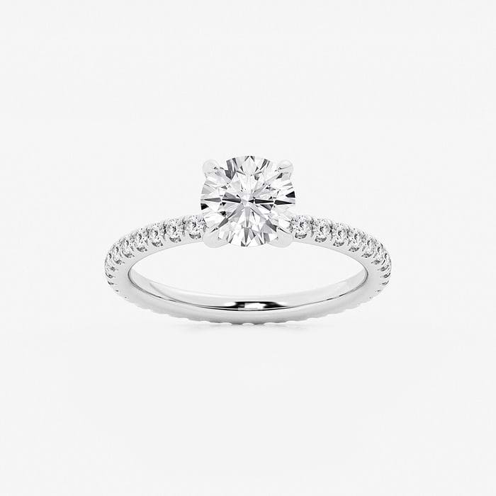 2 ctw Round Lab Grown Diamond Eternity Engagement Ring