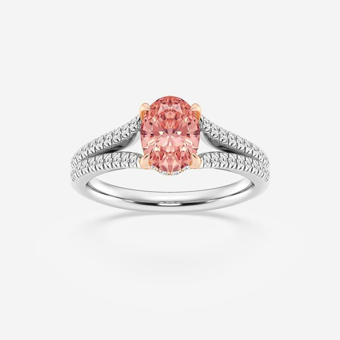 1.87 CTW Pink and White Sapphire orders Ring