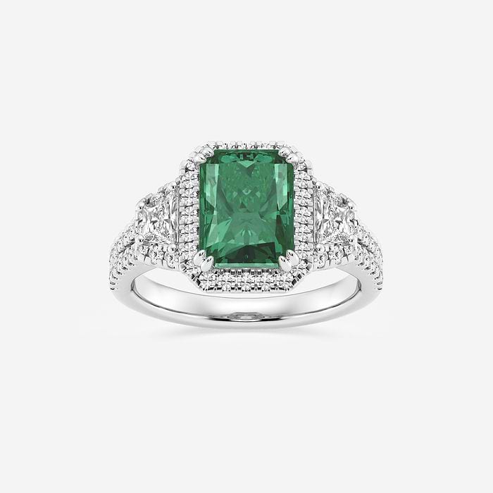 9 ct solid gold ring with a green buying semi-precious stone in an attractive meshed design