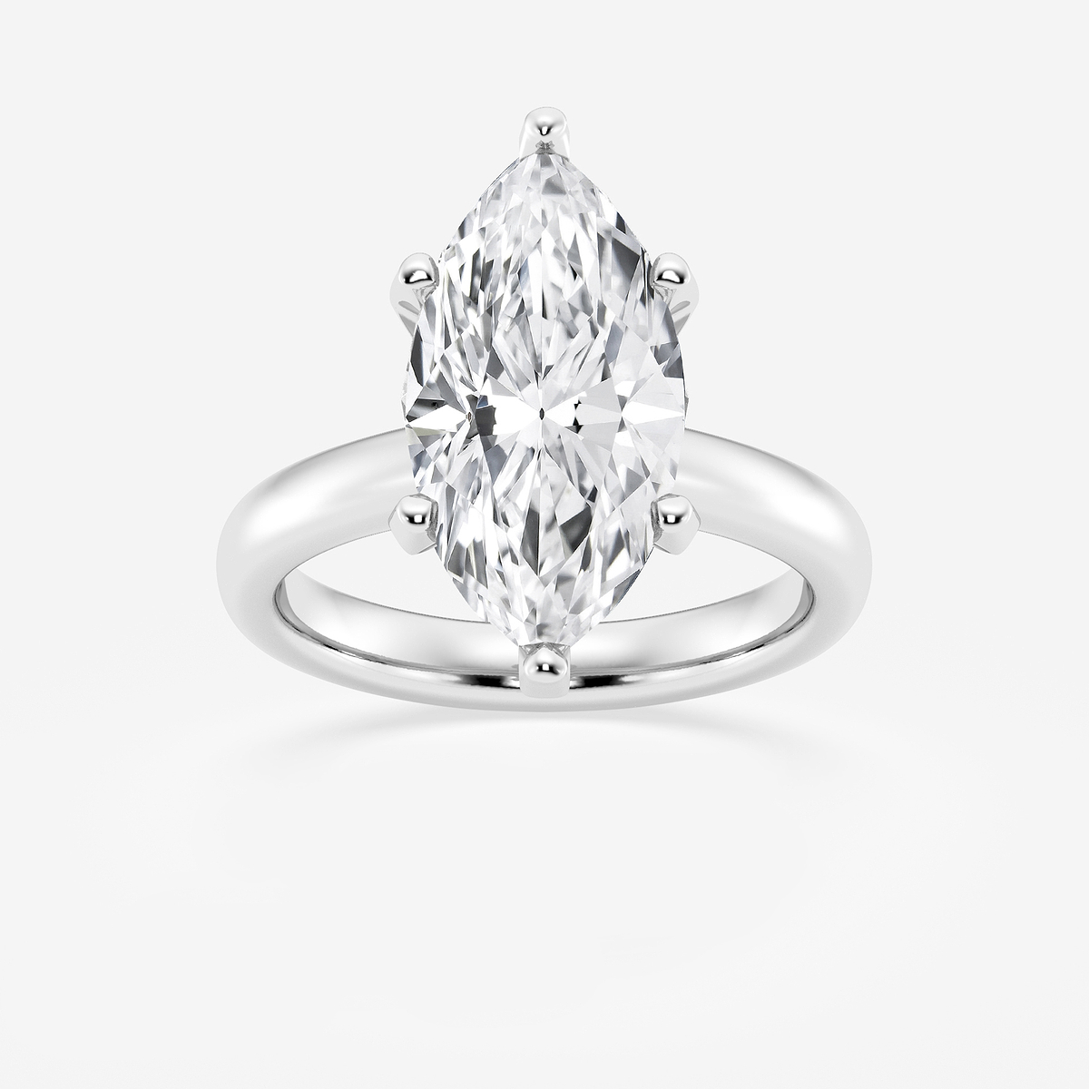 5 ctw Marquise Lab Grown Diamond Classic Solitaire Engagement Ring