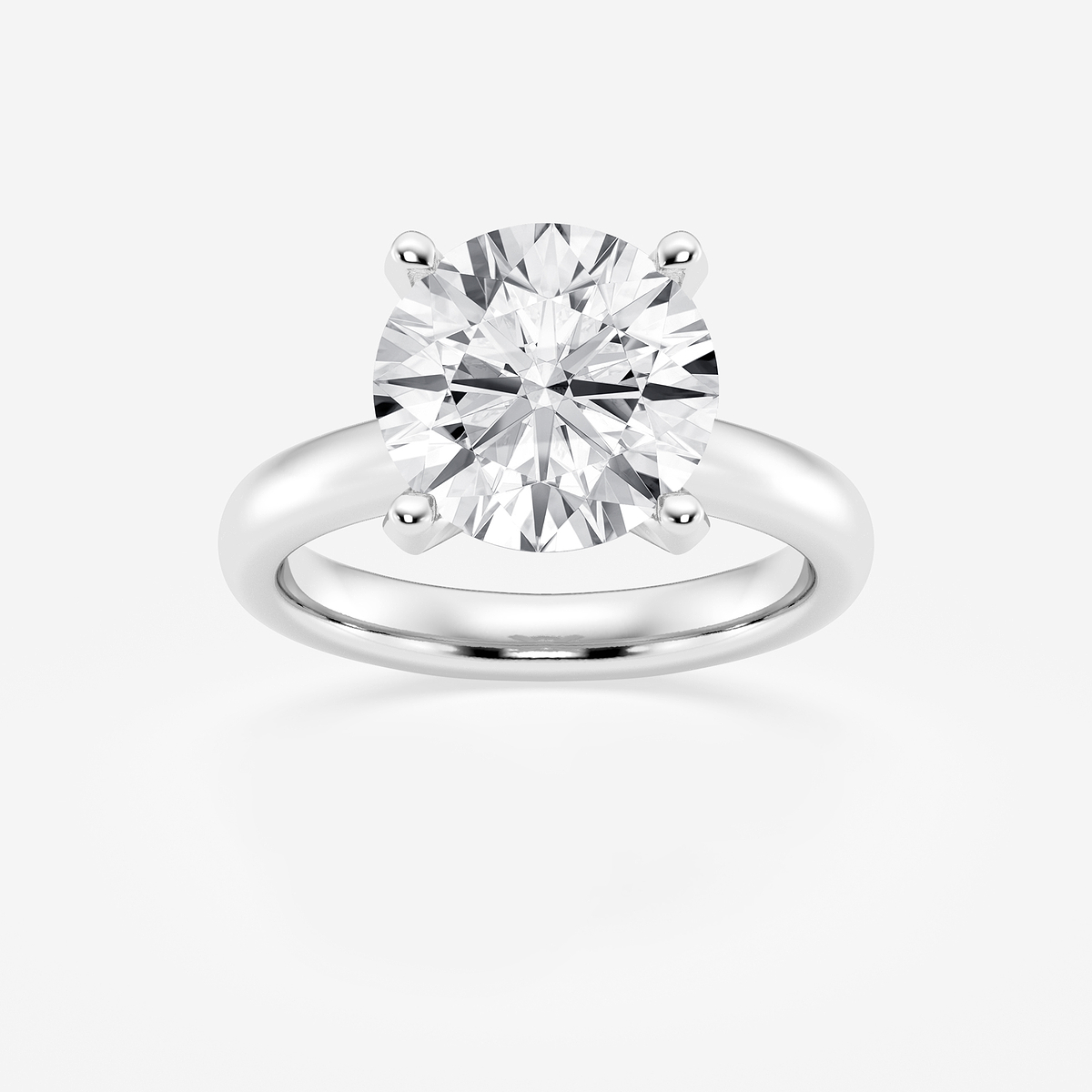 2 CTW Round Lab Grown Diamond Six Prong Solitaire Engagement Ring - main image 0