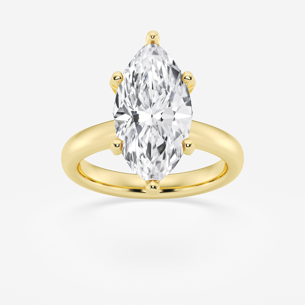5 ctw Marquise Lab Grown Diamond Classic Solitaire Engagement Ring