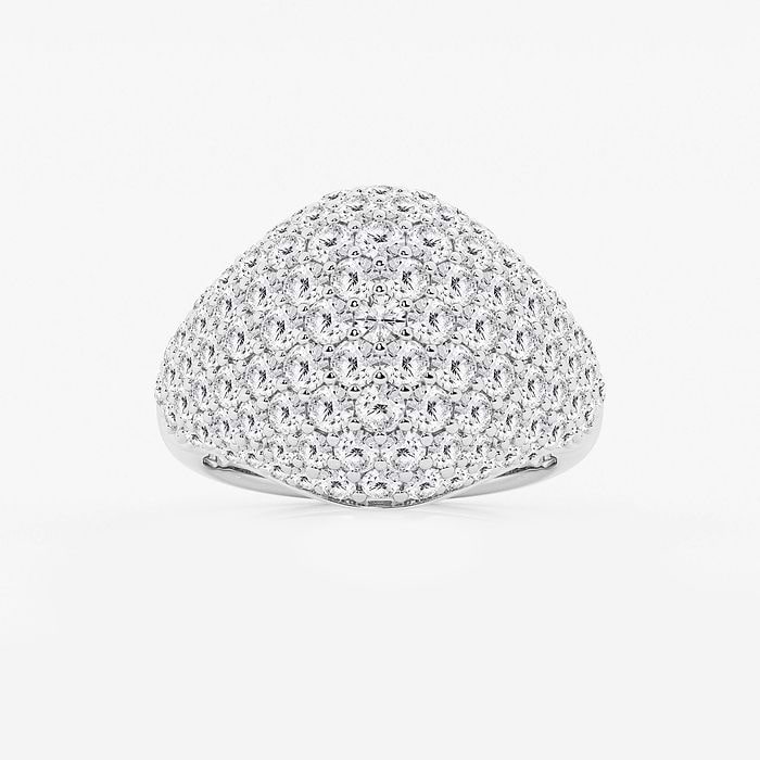 Pave Dome Round Fashion Ring