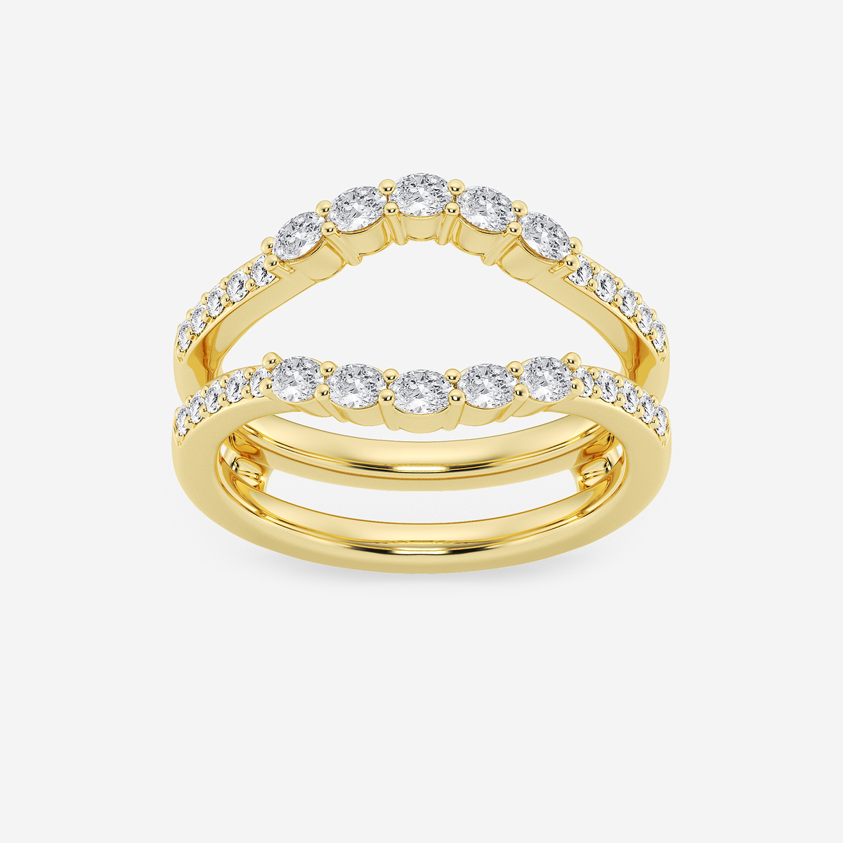 1/2 ctw Oval Lab Grown Diamond Ring Enhancer