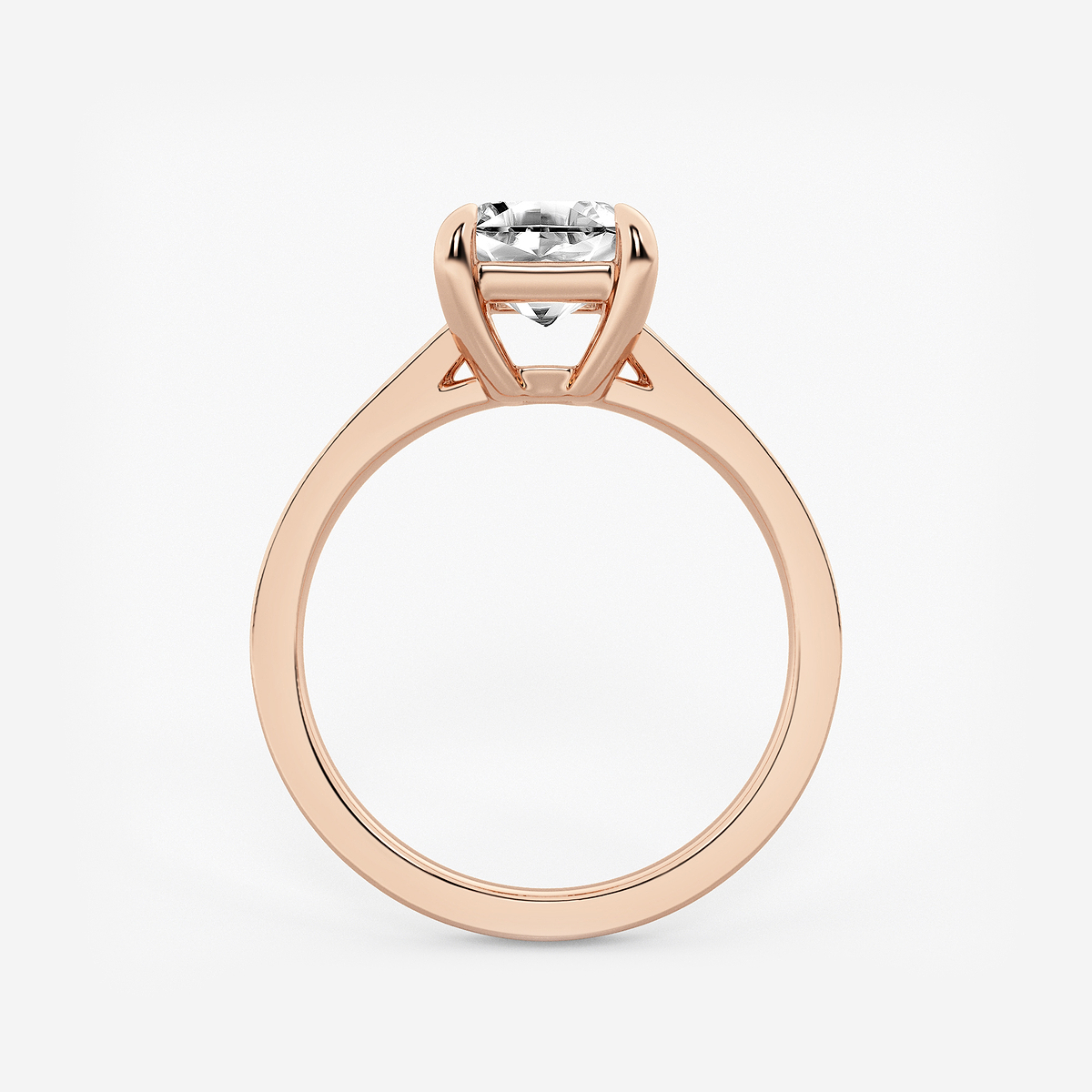 Additional Image 1 for  1 1/2 ctw Asscher Lab Grown Diamond Solitaire Engagement Ring
