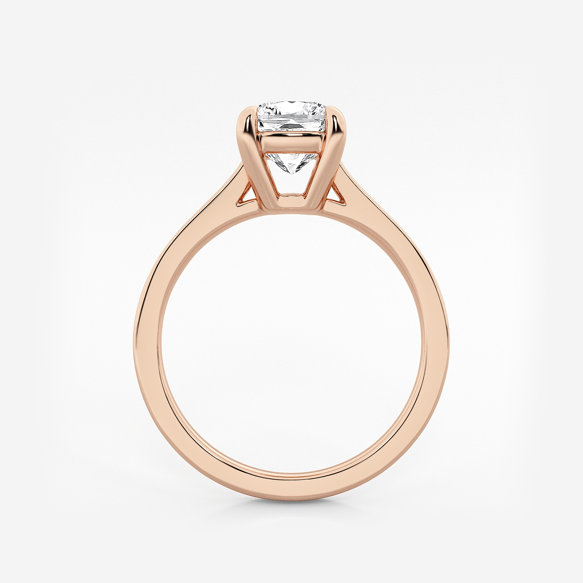 Additional Image 1 for  1 1/2 ctw Cushion Lab Grown Diamond Solitaire Engagement Ring