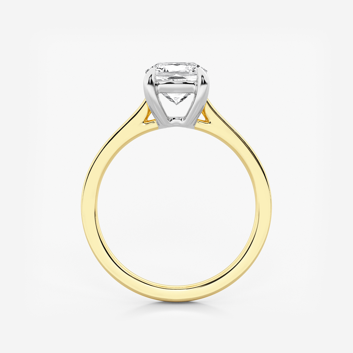Additional Image 1 for  1 1/2 ctw Cushion Lab Grown Diamond Solitaire Engagement Ring