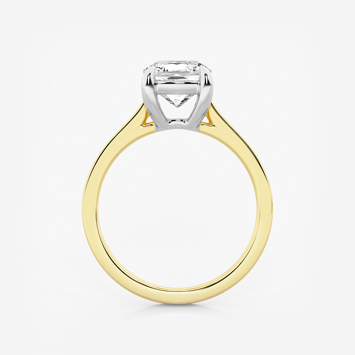 Additional Image 1 for  2 ctw Cushion Lab Grown Diamond Solitaire Engagement Ring