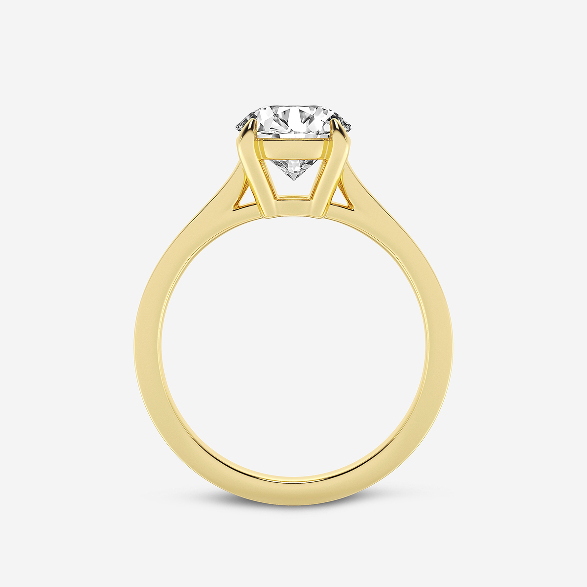 Additional Image 1 for  1 1/2 ctw Round Lab Grown Diamond Solitaire Engagement Ring