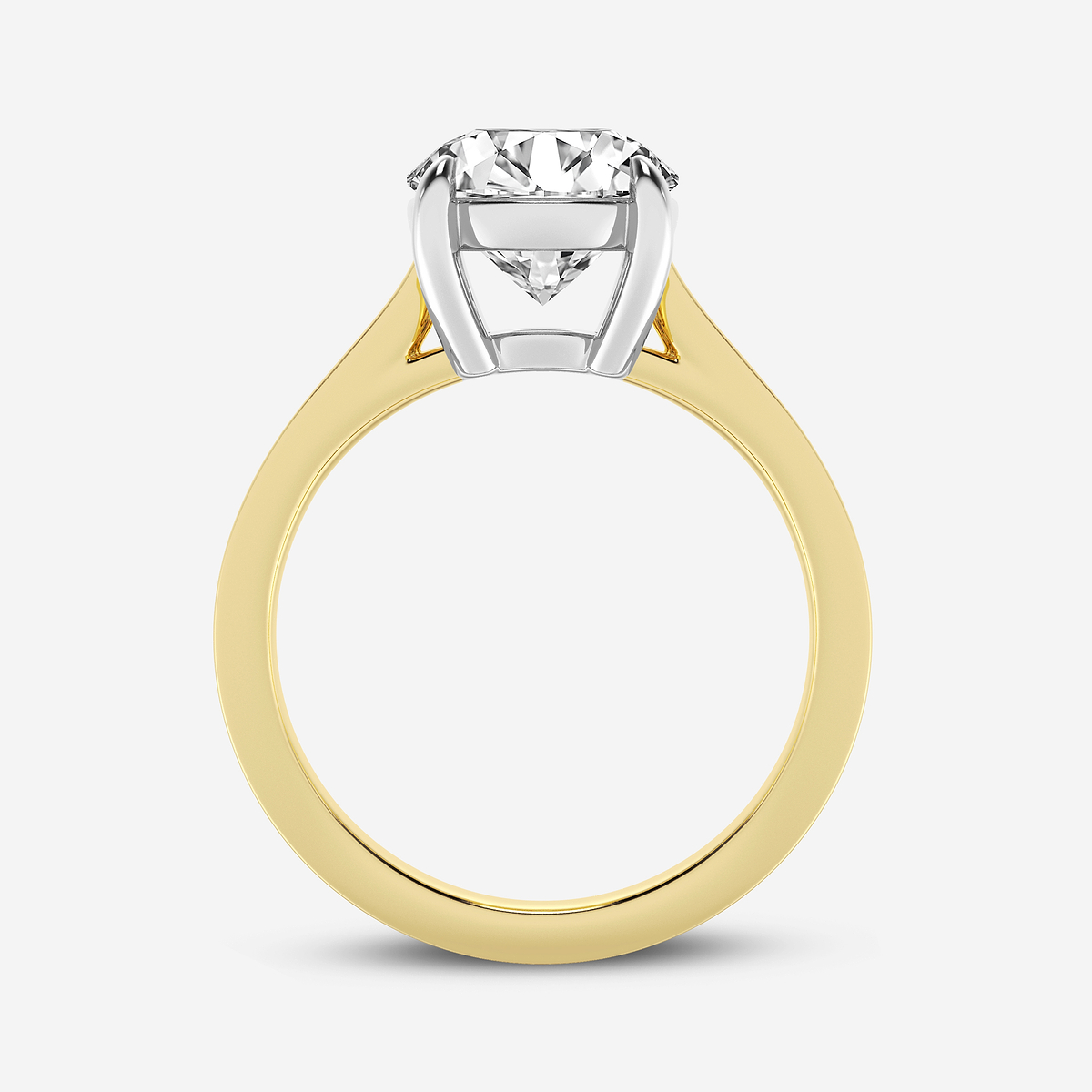 Additional Image 1 for  2 1/2 ctw Round Lab Grown Diamond Solitaire Engagement Ring