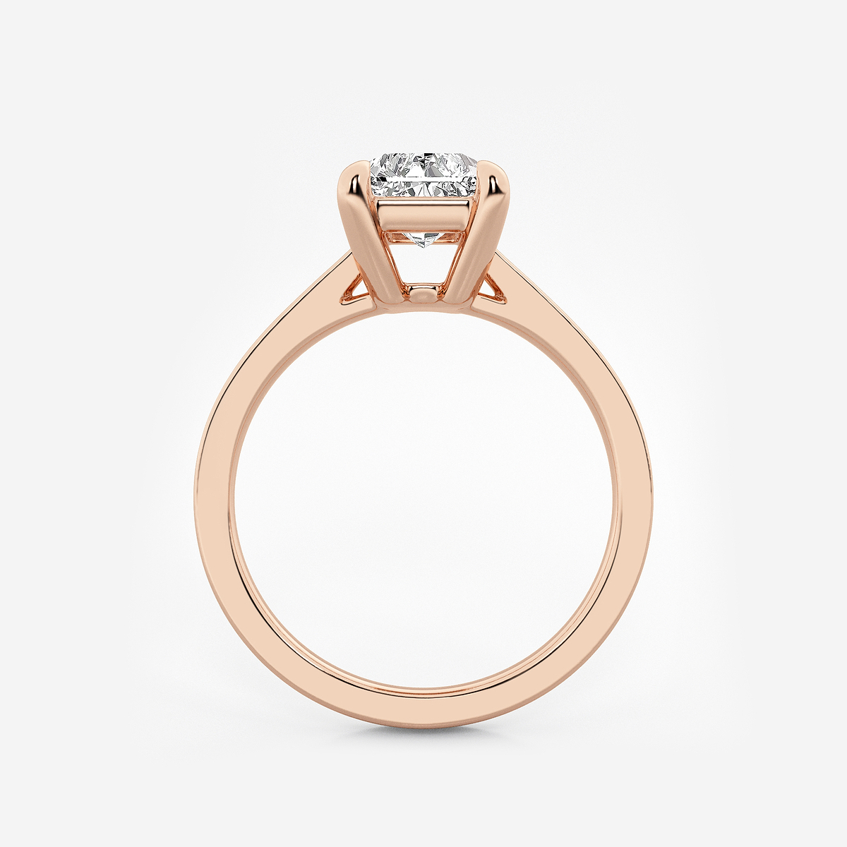 Additional Image 1 for  2 ctw Radiant Lab Grown Diamond Solitaire Engagement Ring