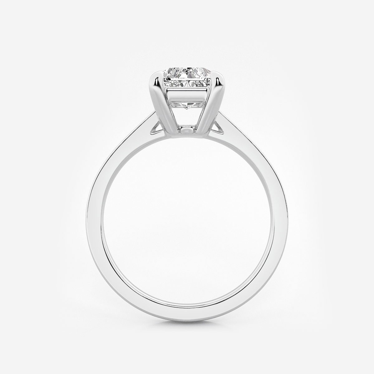 Additional Image 1 for  2 ctw Radiant Lab Grown Diamond Solitaire Engagement Ring