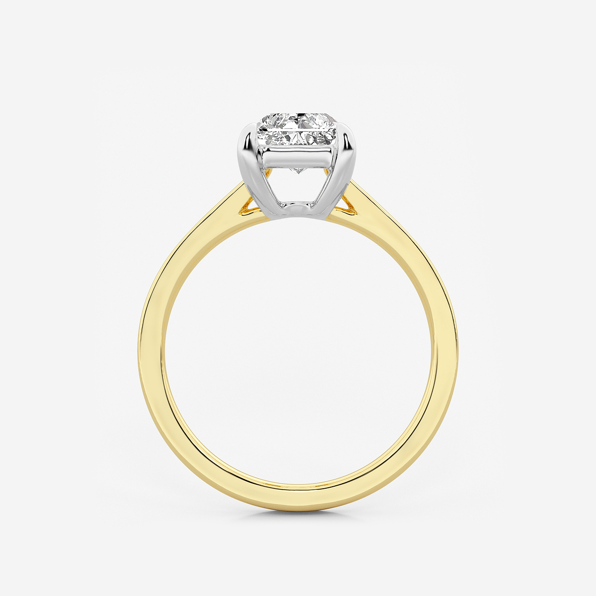 Additional Image 1 for  2 ctw Radiant Lab Grown Diamond Solitaire Engagement Ring