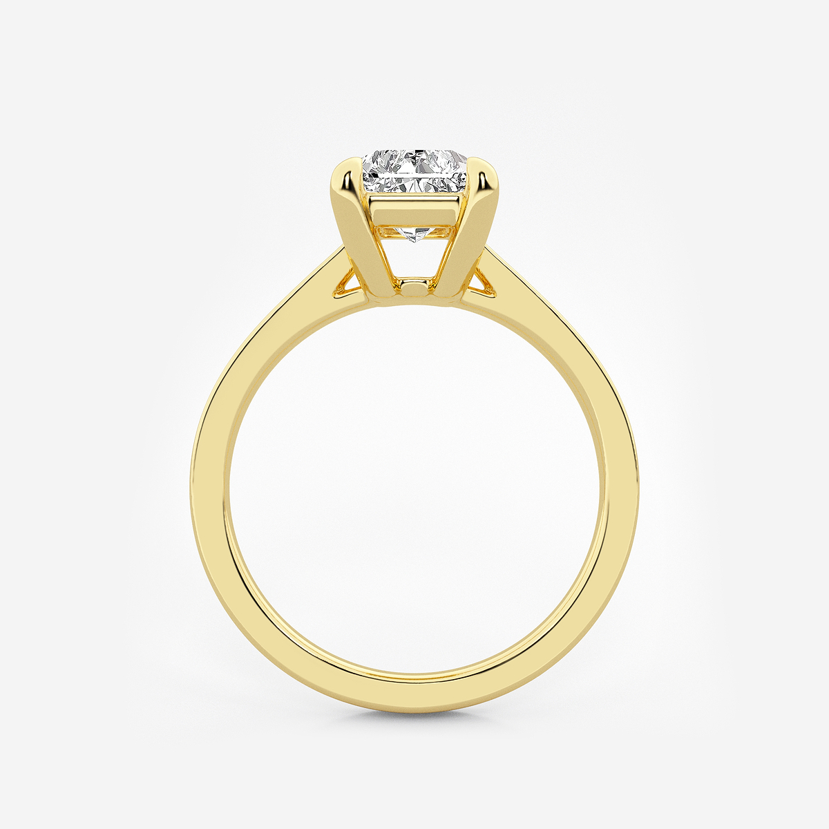Additional Image 1 for  2 ctw Radiant Lab Grown Diamond Solitaire Engagement Ring