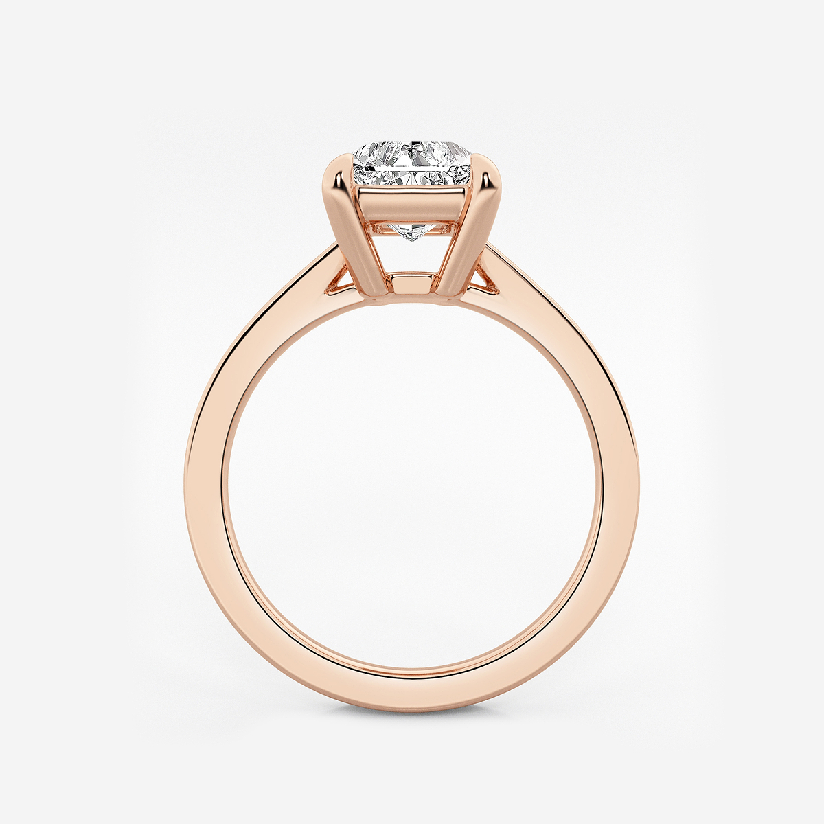 Additional Image 1 for  2 1/2 ctw Radiant Lab Grown Diamond Solitaire Engagement Ring