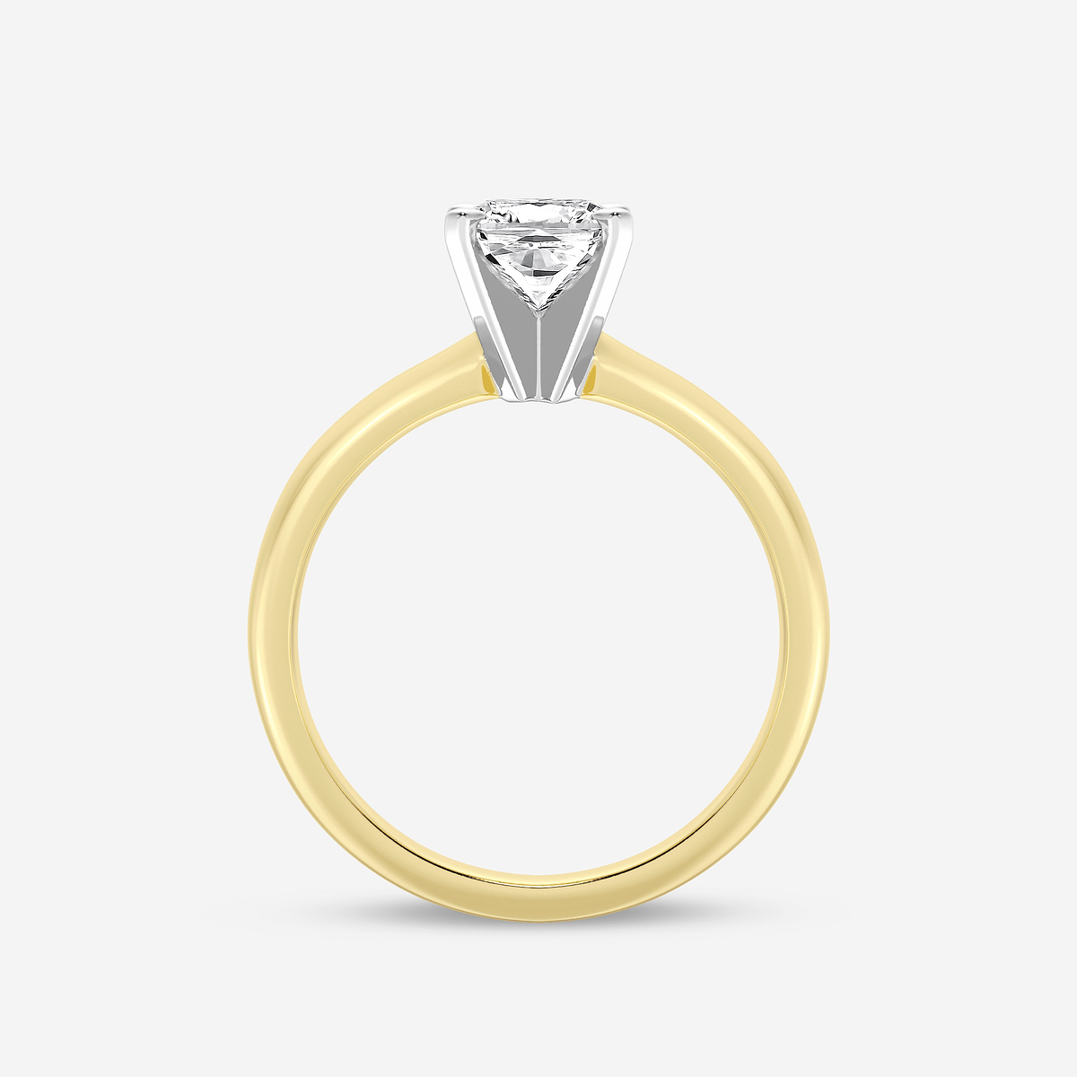 Additional Image 1 for  1 ctw Round Lab Grown Diamond Classic Solitaire Engagement Ring