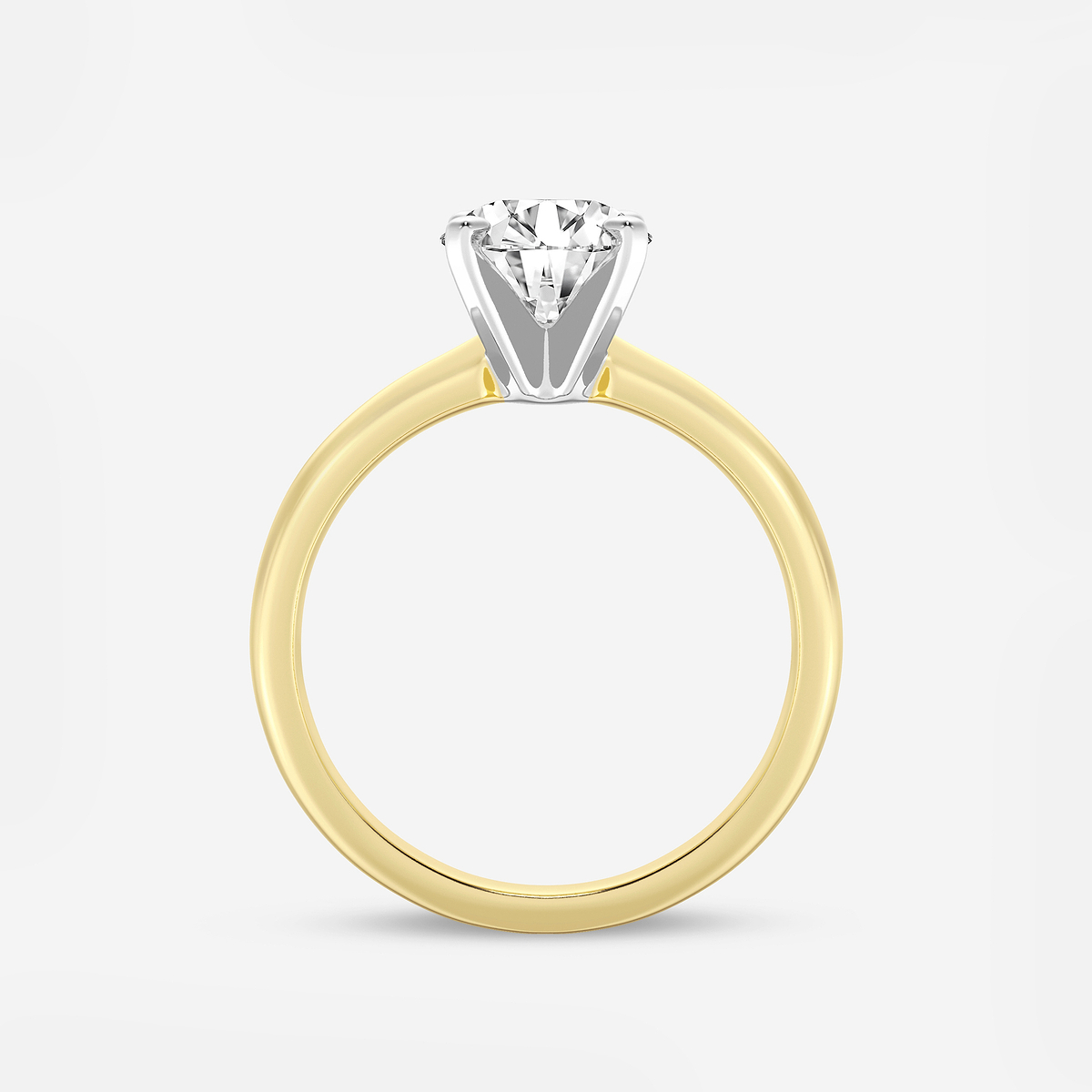 Additional Image 1 for  1 1/2 ctw Round Lab Grown Diamond Classic Solitaire Engagement Ring