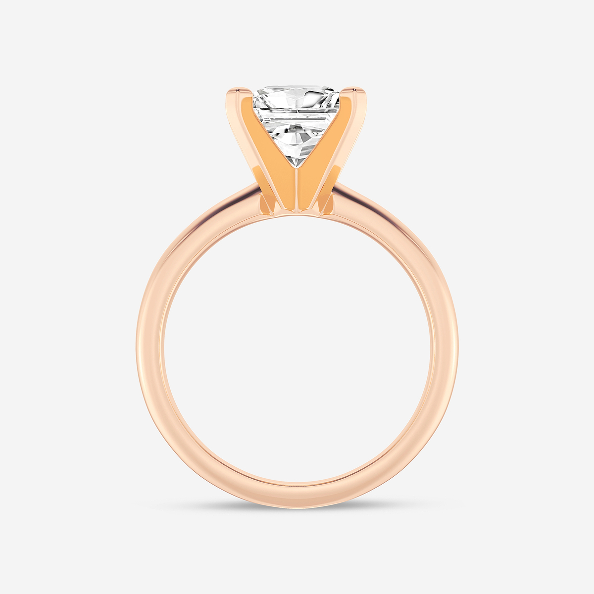 Additional Image 1 for  1 1/2 ctw Princess Lab Grown Diamond Classic Solitaire Engagement Ring