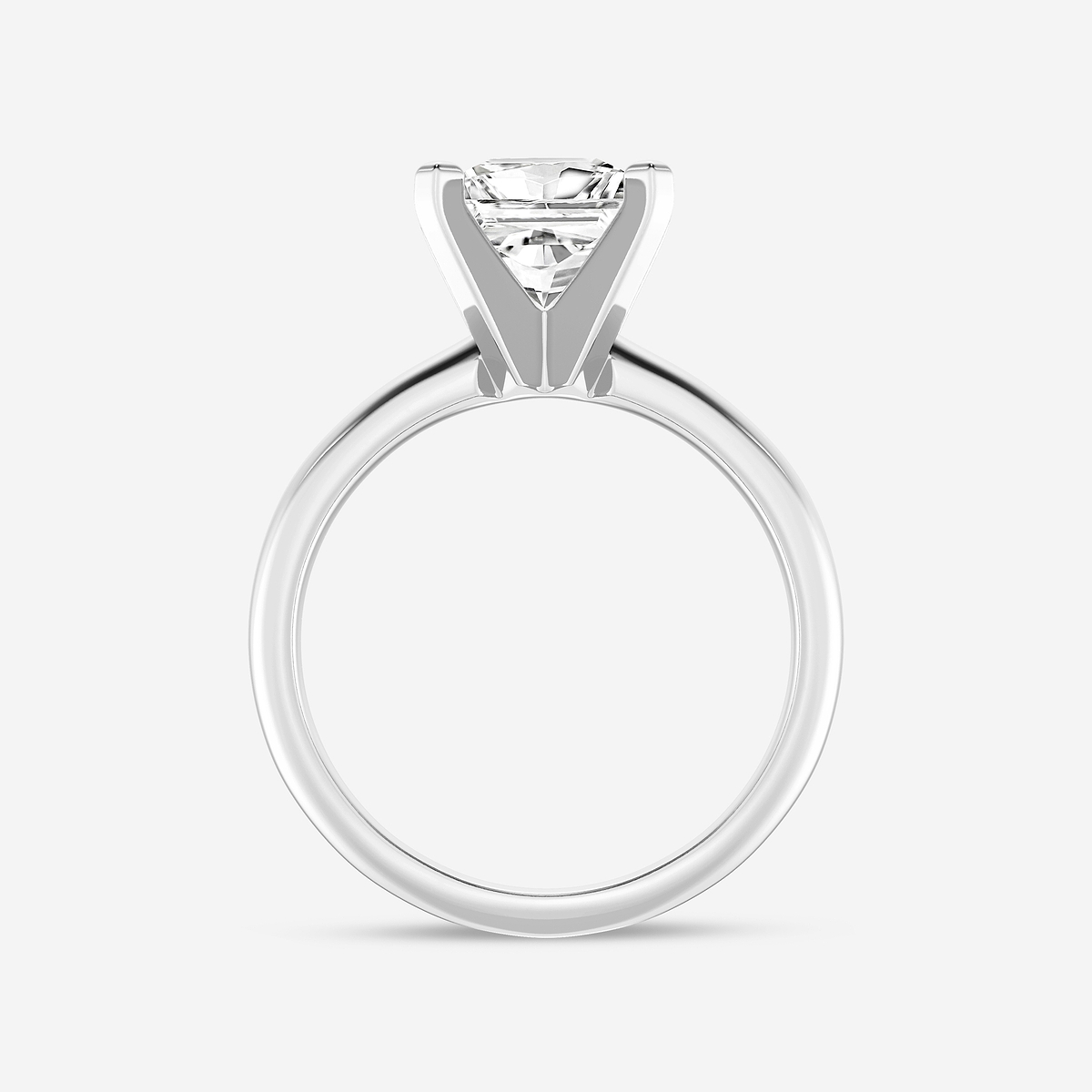Additional Image 1 for  1 1/2 ctw Princess Lab Grown Diamond Classic Solitaire Engagement Ring