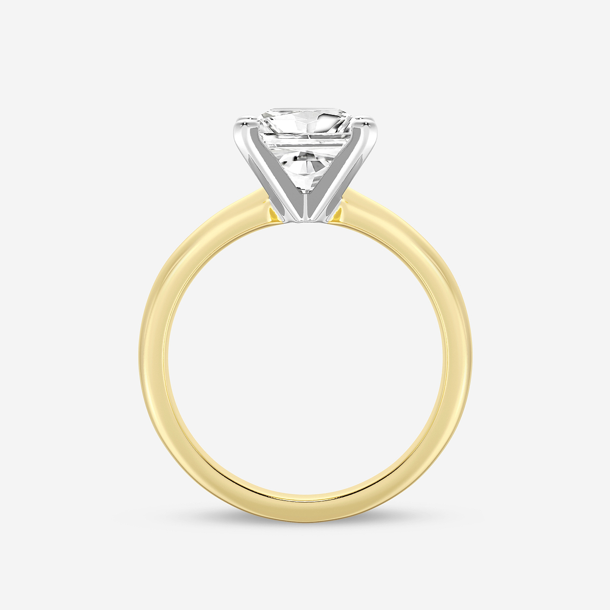 Additional Image 1 for  1 1/2 ctw Princess Lab Grown Diamond Classic Solitaire Engagement Ring