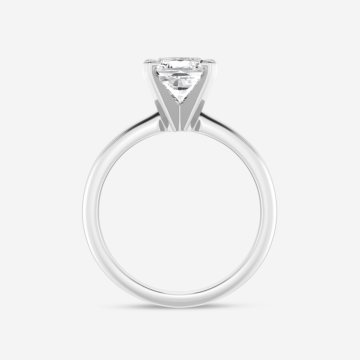 Additional Image 1 for  1 1/2 ctw Cushion Lab Grown Diamond Classic Solitaire Engagement Ring