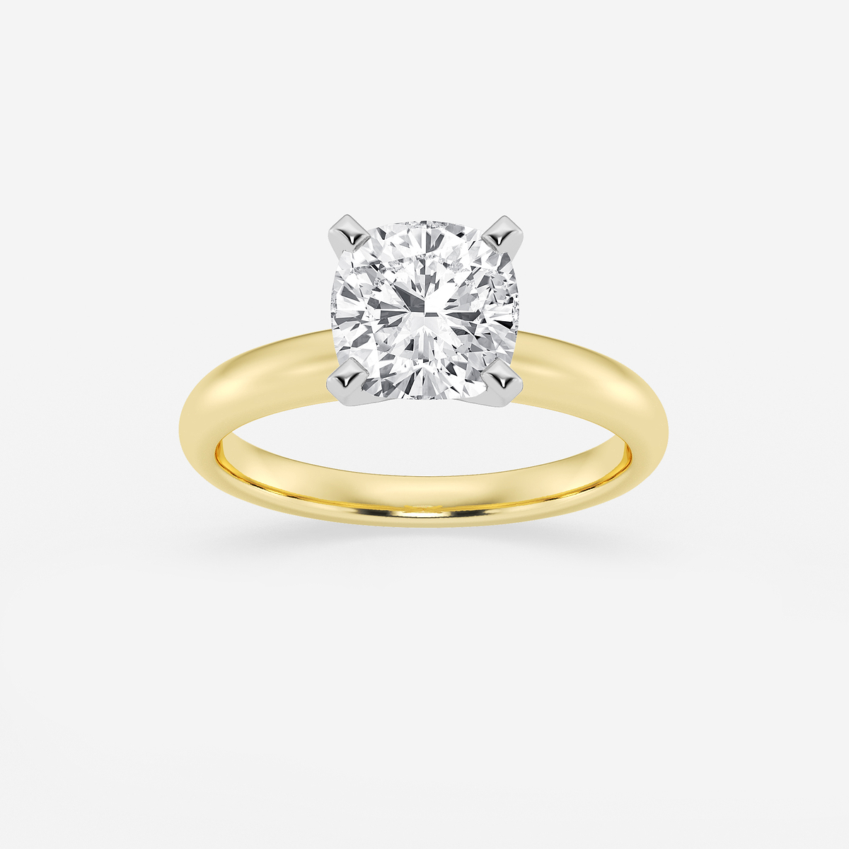 2 ctw Round Lab Grown Diamond Classic Solitaire Engagement Ring