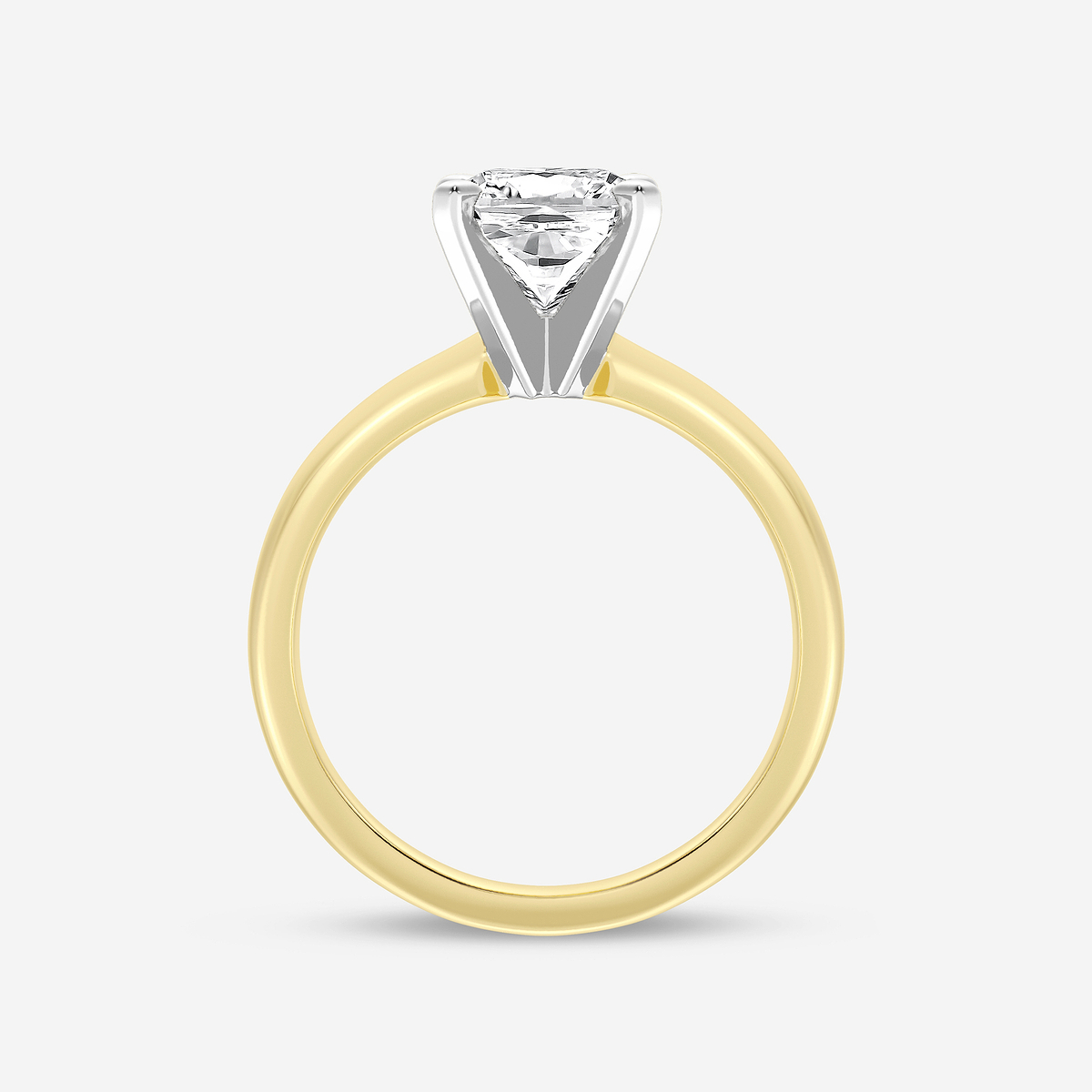 Additional Image 1 for  1 1/2 ctw Cushion Lab Grown Diamond Classic Solitaire Engagement Ring